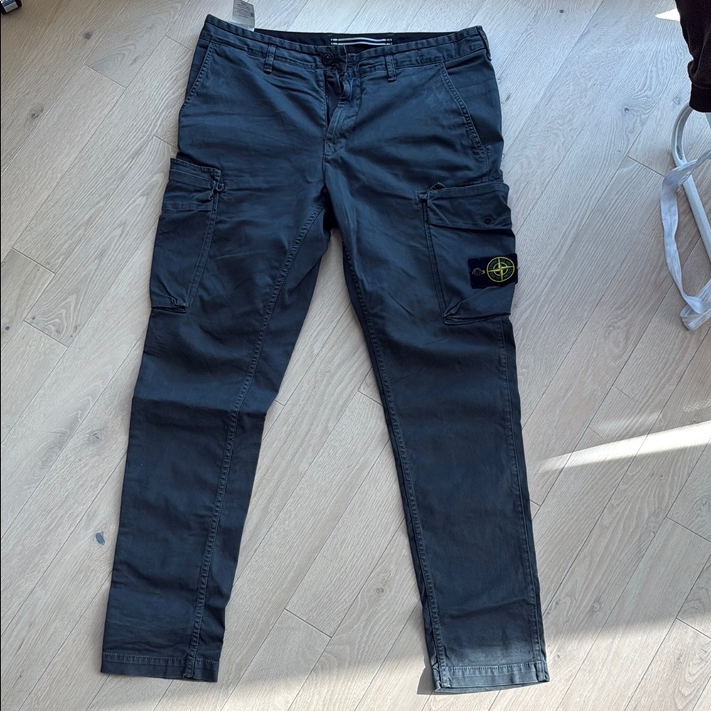 Stone Island Grey Cargo Pant Size 33 Slim